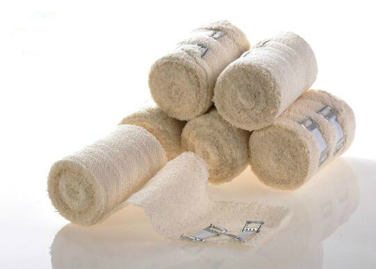 全棉本白皱纹绷带