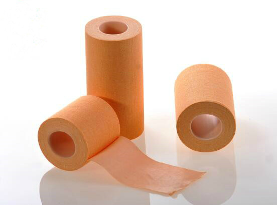 Adhesive plaster for medical tape