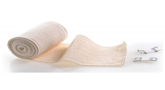 Natural-white Spandex Plain Elastic Bandage