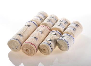 Natural-white Cotton Crepe Elastic Bandage